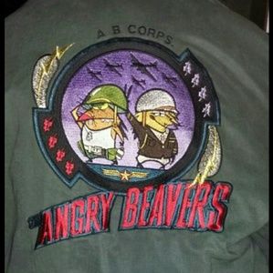 Sichel Angry Beavers Vintage Varsity Jacket
